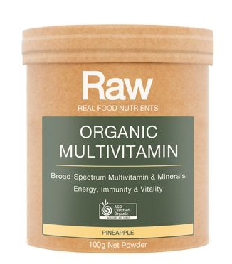 Amazonia Raw Real Food Nutrients Organic Multivitamin Pineapple 100g