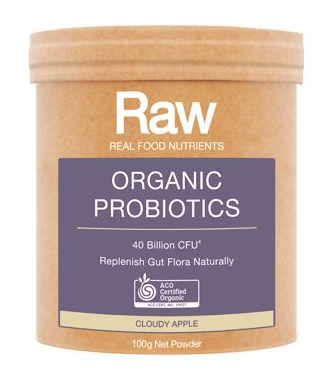 Amazonia Raw Real Food Nutrients Organic Probiotics Cloudy Apple 100g