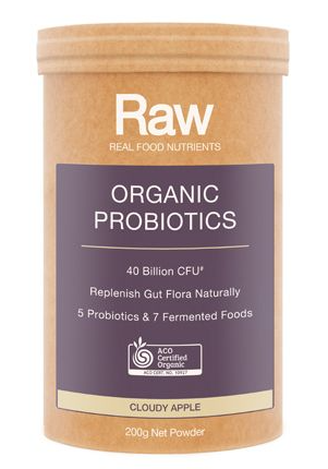 Amazonia Raw Real Food Nutrients Organic Probiotics Cloudy Apple 200g
