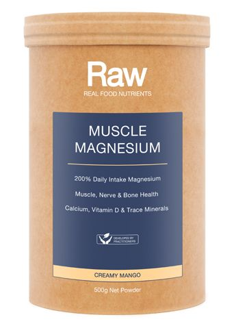 Amazonia Raw Real Food Nutrients Muscle Magnesium Creamy Mango 500g
