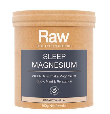 Amazonia Raw Real Food Nutrients Sleep Magnesium Dreamy Vanilla 100g