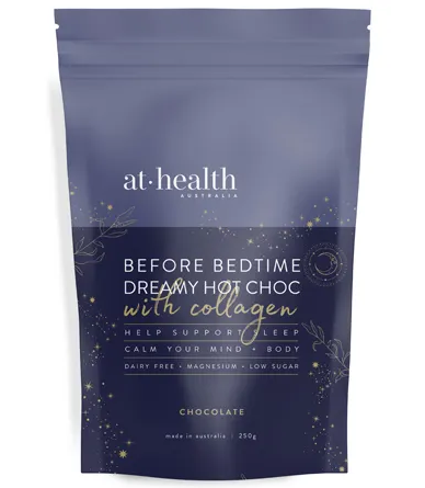 At Health Australia Before Bedtime Dreamy Hot Chocolate with Collagen 250g