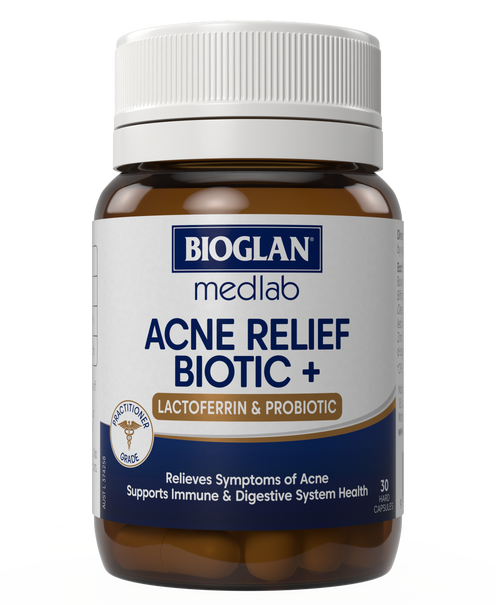 Bioglan Medlab Acne Relief Biotic+ 30Caps