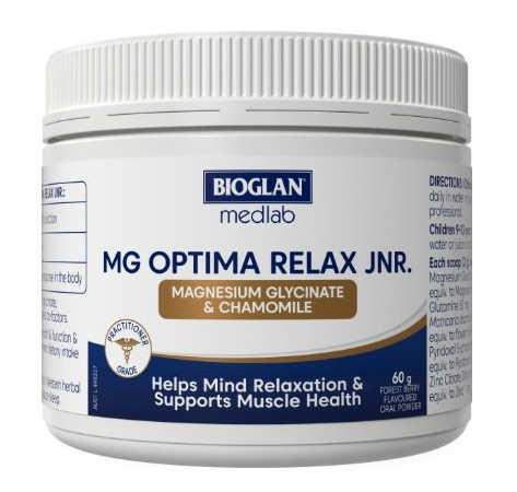 Bioglan Medlab Mg Optima Relax Jnr 60g