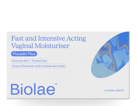 Biolae Fluvadin Plus Fast and Intensive Acting Vaginal Moisturiser 10 Pessaries