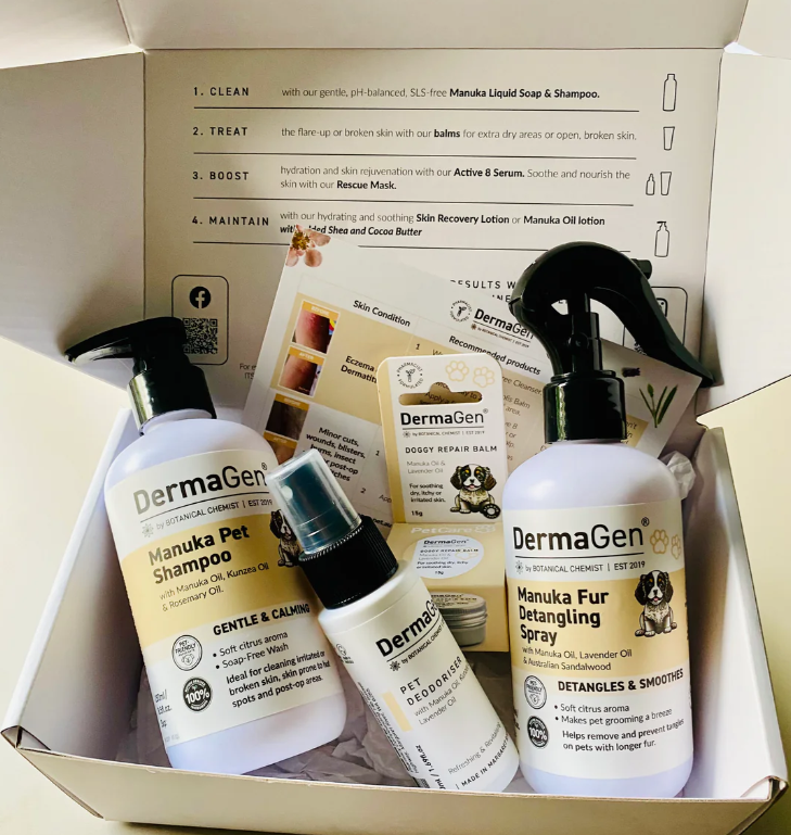 DermaGen Manuka Pet Care Gift Pack