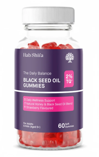 Hab Shifa 2% TQ Black Seed Oil Gummies 60Caps