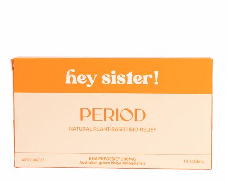 Hey Sister! Period Natural Plant Based Bio-Relief 14Tabs