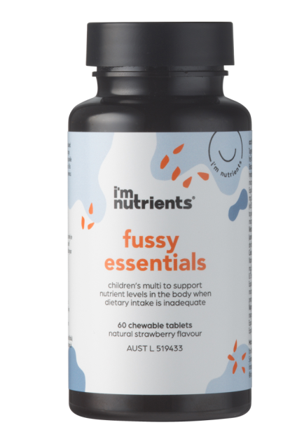 I’m Nutrients Fussy Essentials 60 Chewable Tabs