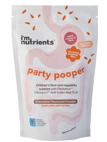 I’m Nutrients Party Pooper Children's Digestive Health and Regularity Support 180g