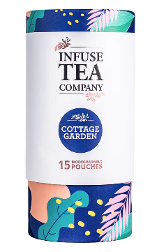 Infuse Tea Box Infuse Tea Company Cottage Garden Tea Pouches 15 Pack — Luxe Tribe ...