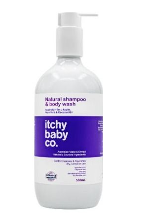 Itchy Baby Co Natural Shampoo & Body Wash 500ml