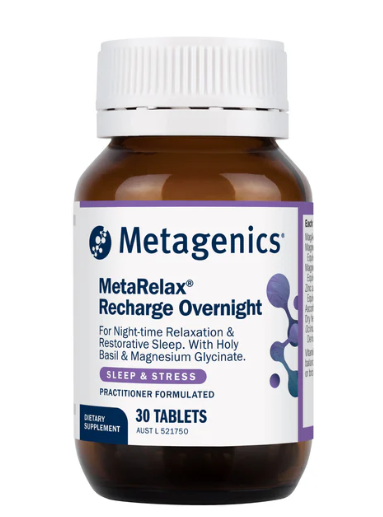 Metagenics MetaRelax Recharge Overnight 60Tabs