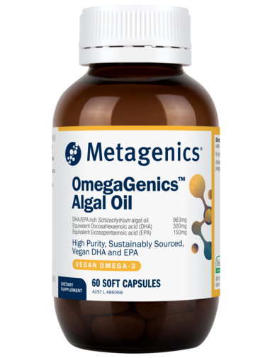 Metagenics OmegaGenics Algal Oil 60Caps