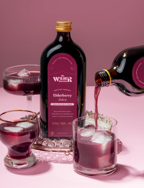 Mt. Wilder Berries Certified Organic Elderberry Juice 500ml