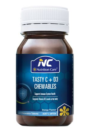 NC by Nutrition Care Tasty C + D3 Chewables 60Tabs