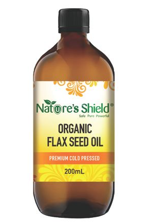 Nature's Shield Organic Flax Seed Oil 200ml