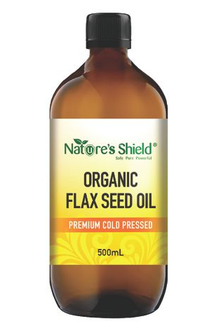 Nature's Shield Organic Flax Seed Oil 500ml