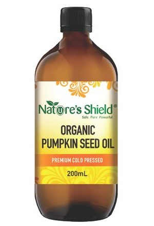 Nature's Shield Organic Pumpkin Seed Oil 200ml