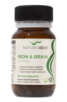 NaturoBest Iron & Brain Support 30Caps