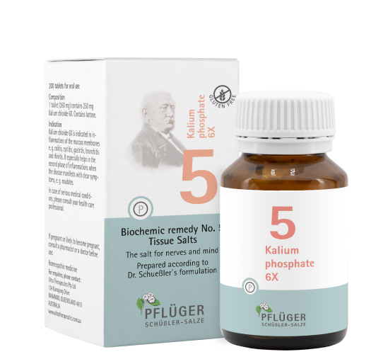 Pflüger Schuessler Tissue Salts Kalium Phosphate (No. 5) 200Tabs