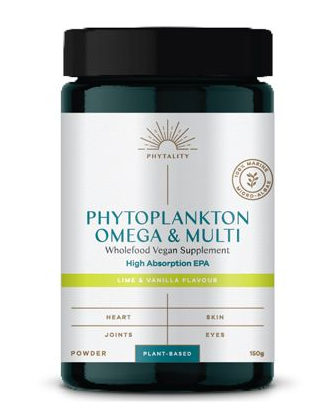 Phytality Phytoplankton Omega & Multi Powder – Lime & Vanilla 150g
