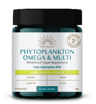 Phytality Phytoplankton Omega & Multi Powder – Lime & Vanilla 75g