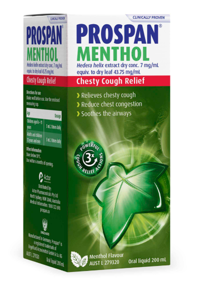 Prospan Adult Menthol Chesty Cough Relief 200ml