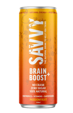 Savvy Brain Boost Passionfruit 330ml 12x Pack