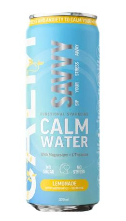 Savvy Calm Water Sparkling Nootropic Drink 330ml