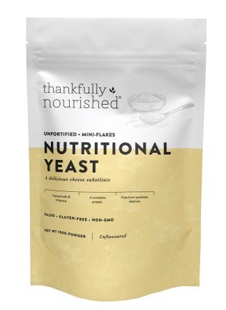 Thankfully Nourished Unfortified Nutritional Yeast Mini Flakes 150g