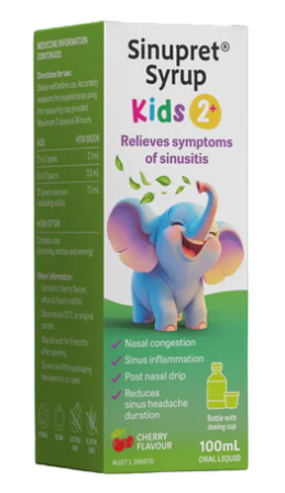 Actor Pharmaceuticals Sinupret Syrup Kids 2+ 100ml