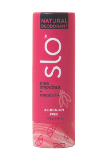 Slo Naturals Deodorant Pink Grapefruit + Mandarin 55g