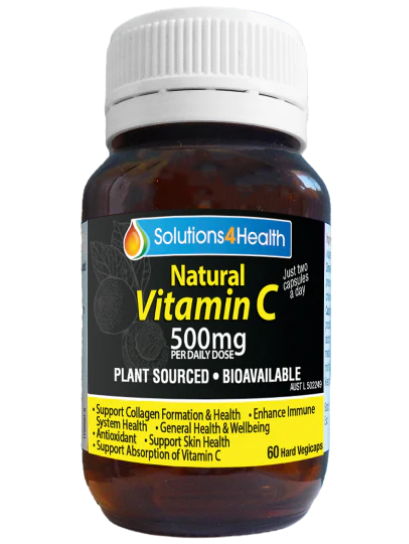 Solutions 4 Health Natural Vitamin C 60Tabs