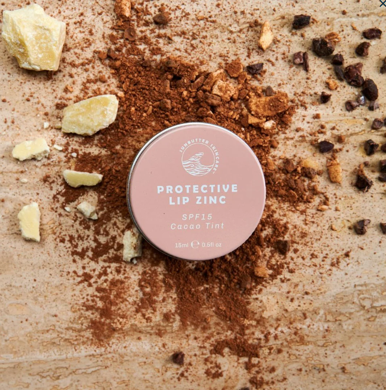 SunButter SPF15 Protective Lip Zinc - Cacao Tint