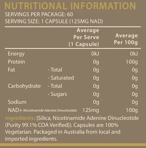 TheAgeHack NAD+ 60Caps