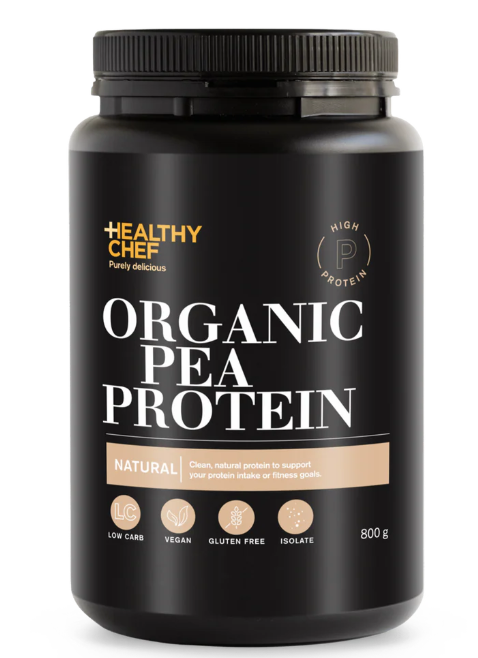 The Healthy Chef Organic Pea Protein Natural 800g