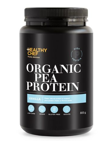 The Healthy Chef Organic Pea Protein Vanilla 800g