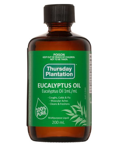 Thursday Plantation Eucalyptus Oil 100% Pure 200ml