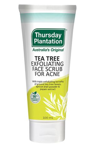 Thursday Plantation Exfoliating Face Scrub for Acne 100ml