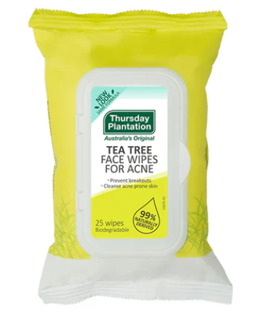 Thursday Plantation Face Wipes for Acne 25 Wipes