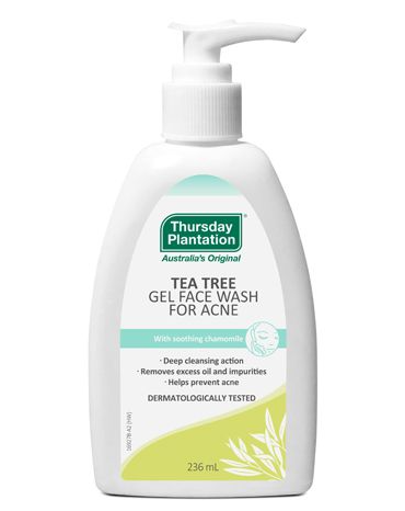 Thursday Plantation Tea Tree Gel Face Wash for Acne 236ml