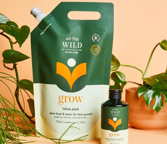 We The Wild Plant Care Organic Grow Concentrate Organic Liquid Plant Food 750ml