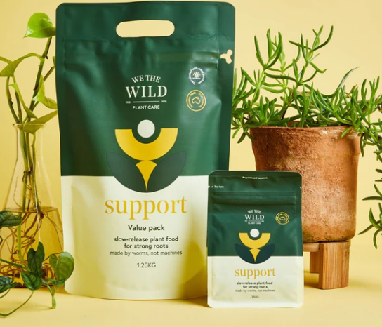 We The Wild Plant Care Organic Support Slow-Release Plant Food 1.25kg