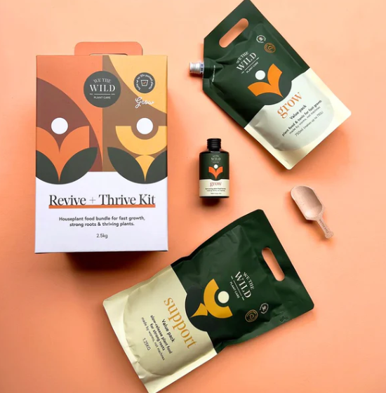 We The Wild Plant Care Revive & Thrive Plant Care Kit
