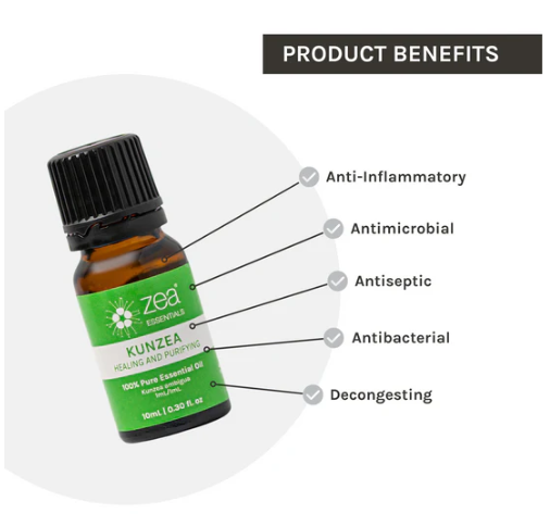 Zea Essentials Kunzea Essential Oil 10ml