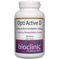Bioclinic Naturals Opti Active D 120Tabs - Luxe Tribe Wellness Dispensary