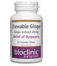 Bioclinic Naturals Chewable Ginger 60 Chewable Tabs - Luxe Tribe Wellness Dispensary
