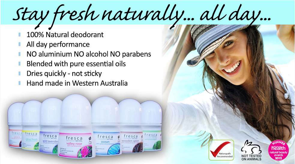 Fresca Citrus Fresh 100% Natural Deodorant 50ml - Luxe Tribe Wellness Dispensary