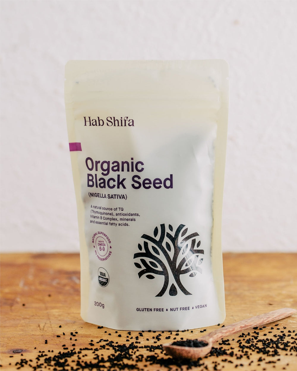 Hab Shifa Organic Black Seeds (Nigella Sativa) 200g
